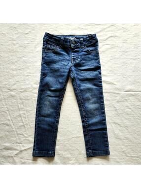 Wrangler Girls Toddler Skinny Jeans Dark Wash Denim Size 4T